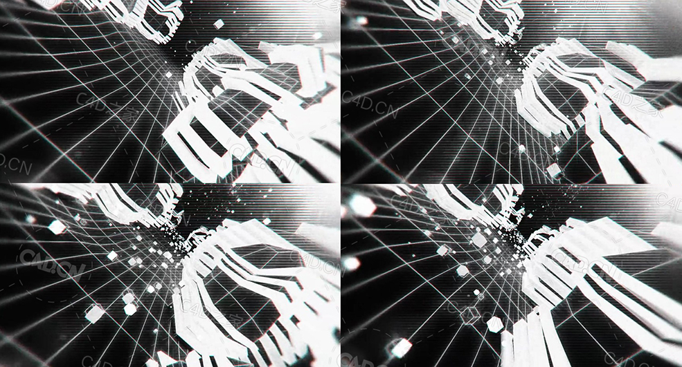 网络峡谷中掉落的方块canyon