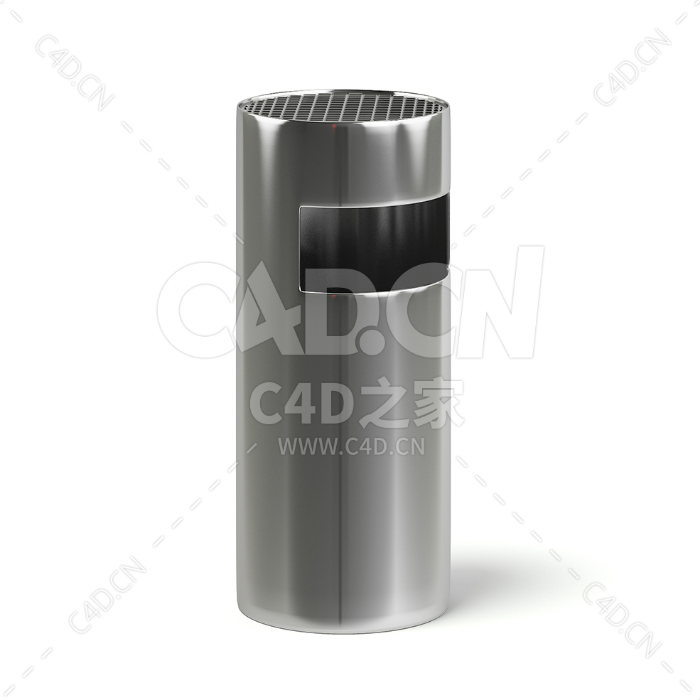 金属垃圾桶回收箱 metal_recycle_bin - C4D之家 - 07.jpg