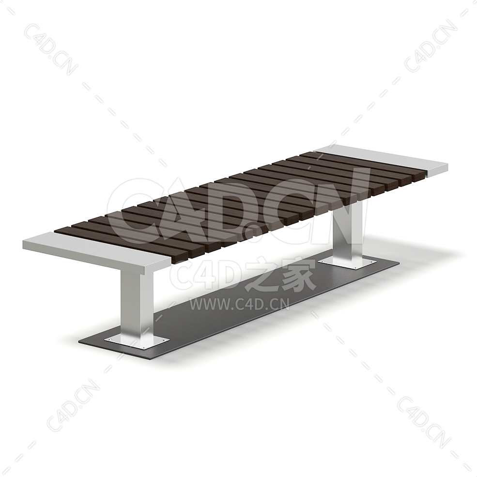 休闲长凳 mall_bench - C4D之家 - 08.jpg