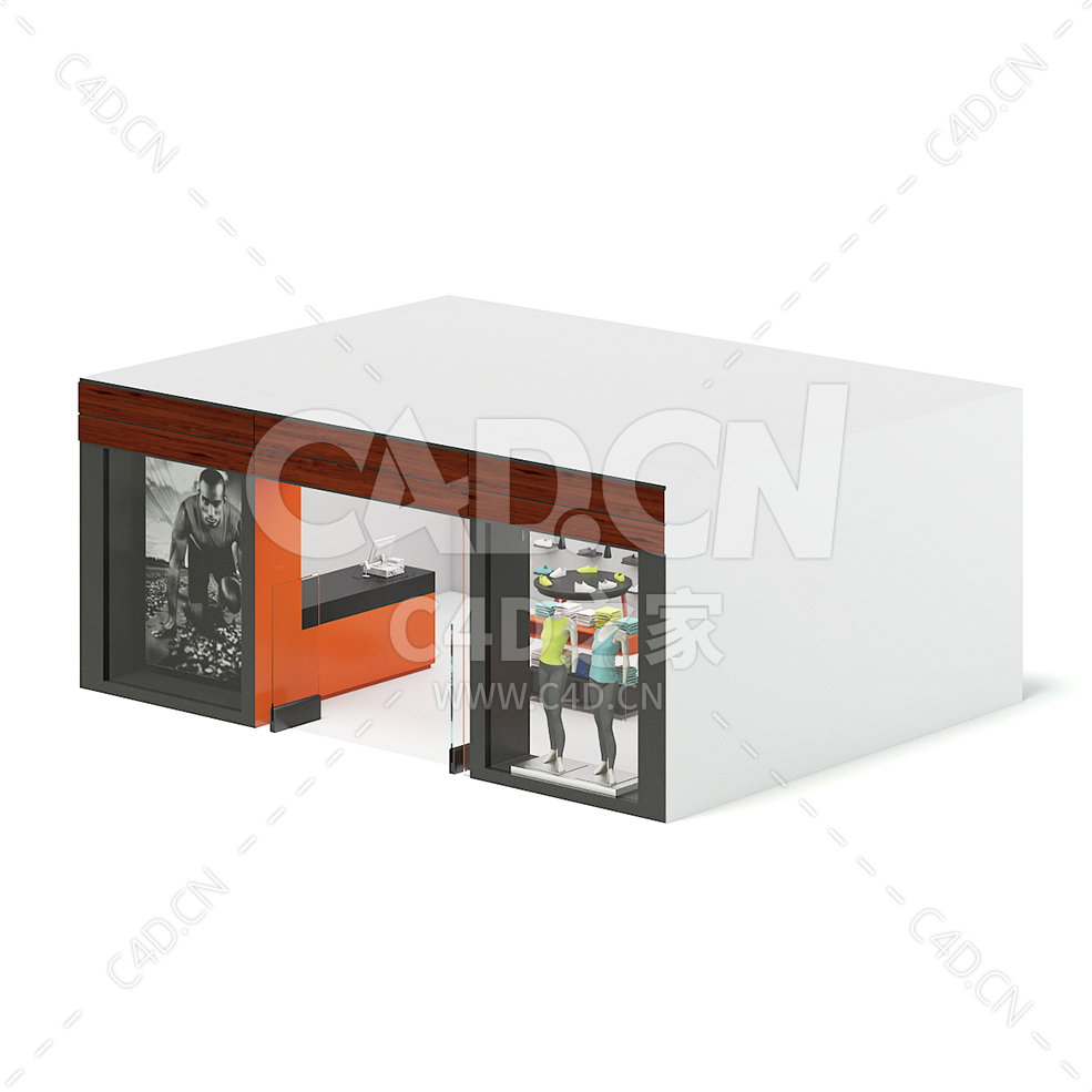 运动服装店商铺店面 sport_clothes_store - C4D之家 - 18.jpg