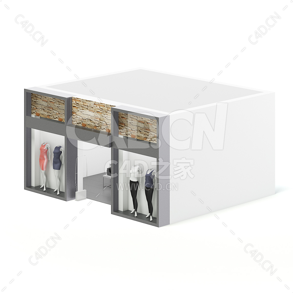 服装店商铺店面 clothes_store - C4D之家 - 21.jpg