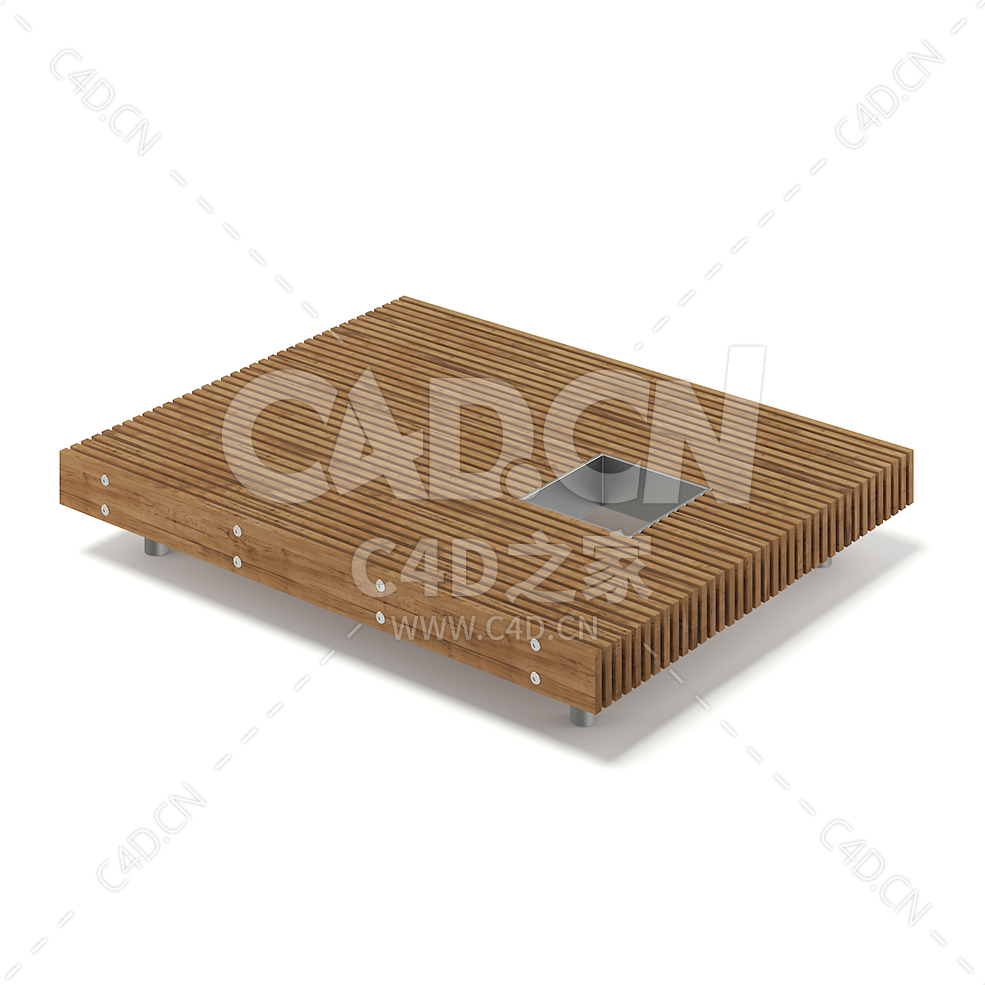 商场休息木凳 wooden_mall_bench - C4D之家 - 25.jpg