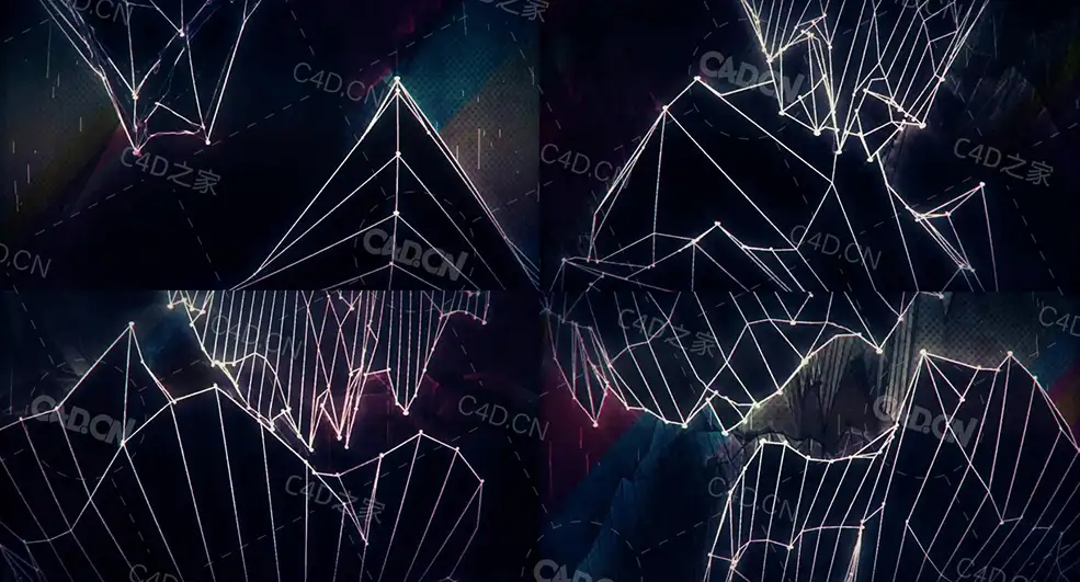 多边形山体故障网格循环动画glitchmt - C4D之家 - 58.jpg