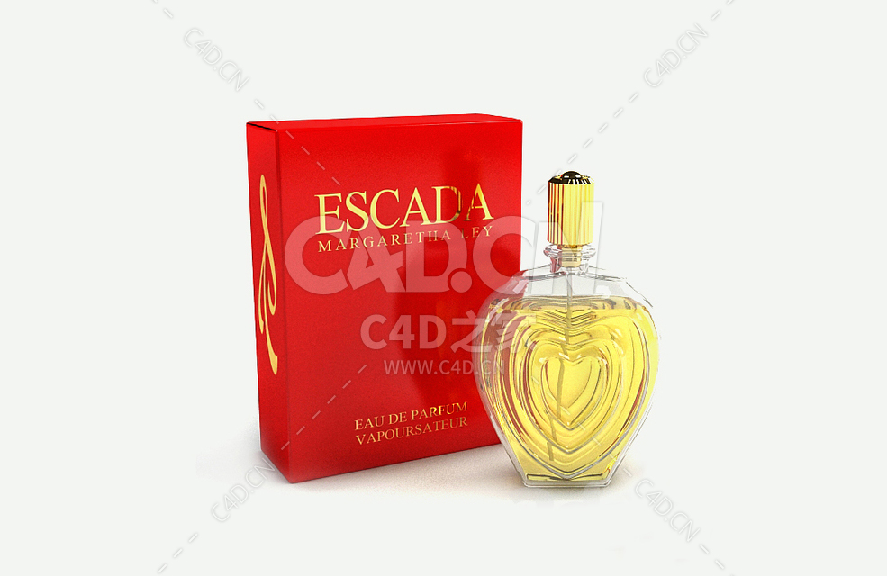 艾斯卡达香水瓶爱斯卡达C4D模型Escada - C4D之家 - 2.jpg
