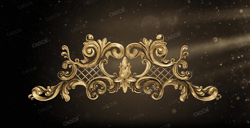 欧式雕花复古装饰点缀C4D模型-7Artstation– Noya Decorative Ornamental Kit 3d Mode - C4D之家 - 07.jpg