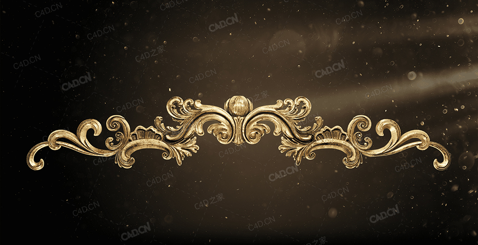 欧式雕花复古装饰点缀C4D模型-4Artstation– Noya Decorative Ornamental Kit 3d Mode - C4D之家 - 04.jpg