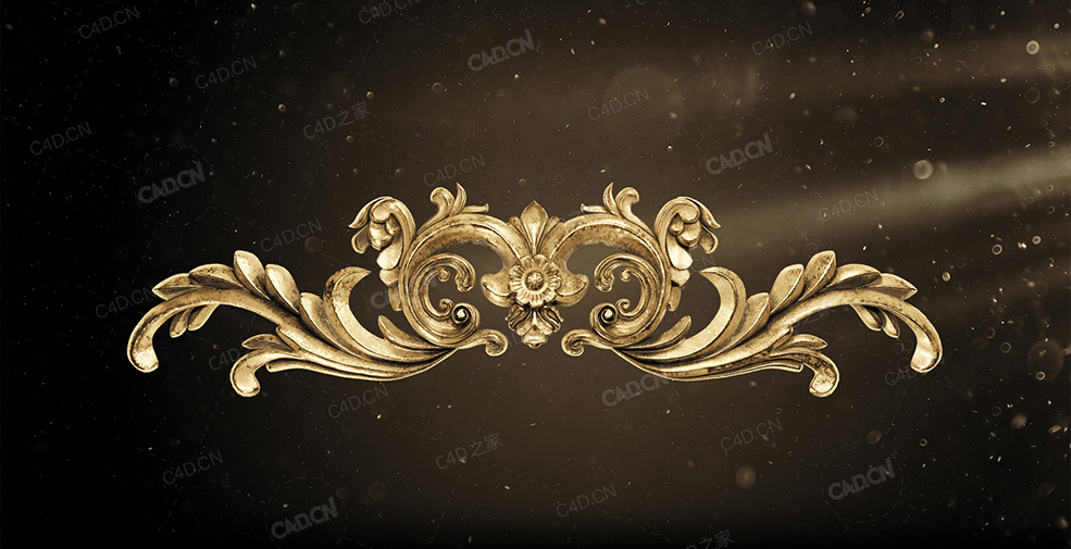 欧式雕花复古装饰点缀C4D模型-3Artstation– Noya Decorative Ornamental Kit 3d Mode - C4D之家 - 03.jpg