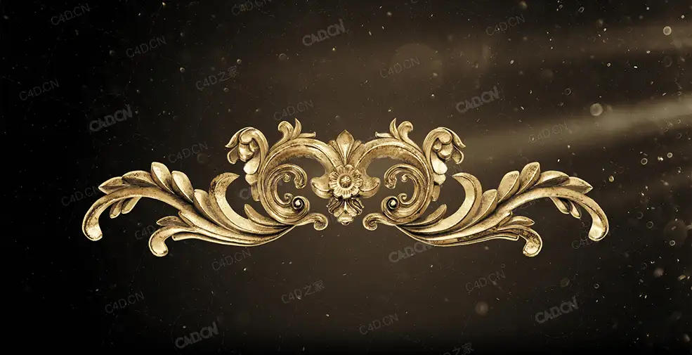 欧式雕花复古装饰点缀C4D模型-3Artstation– Noya Decorative Ornamental Kit 3d Mode - C4D之家 - 03.jpg