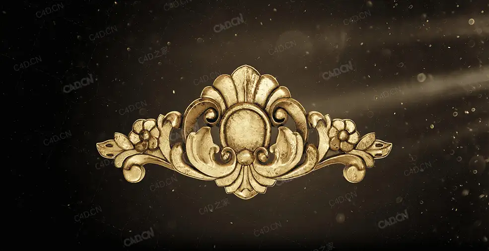 欧式雕花复古装饰点缀C4D模型-8Artstation– Noya Decorative Ornamental Kit 3d Mode - C4D之家 - 08.jpg