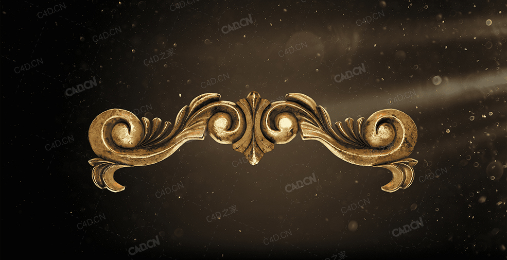 欧式雕花复古装饰点缀C4D模型-21Artstation– Noya Decorative Ornamental Kit 3d Mod