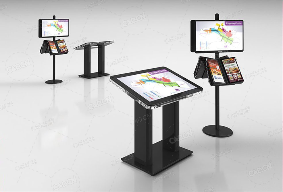 楼层导向位置信息导向显示屏3d models of info signs - C4D之家 - 47.jpg