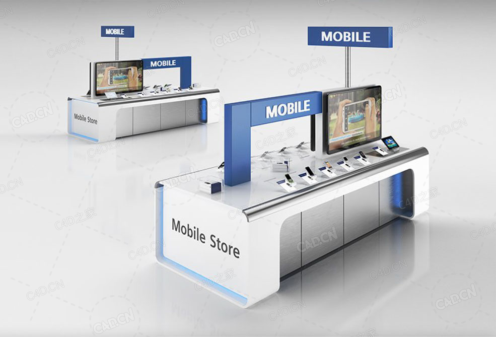 通信展会手机展位展台3d model of cellular sale stand - C4D之家 - 54.jpg