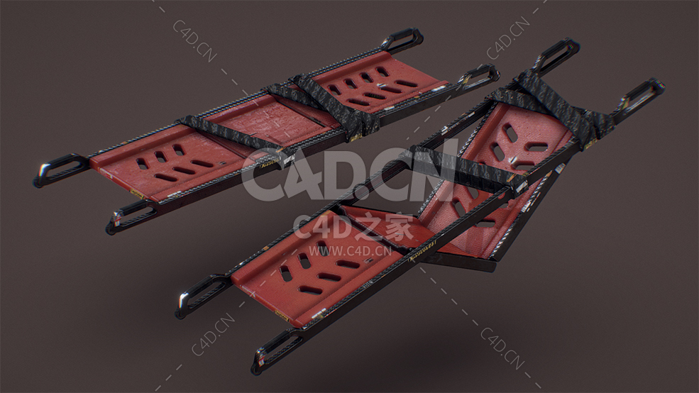 C4Dfine医护担架模型下载stretcher - C4D之家 - 07.jpg