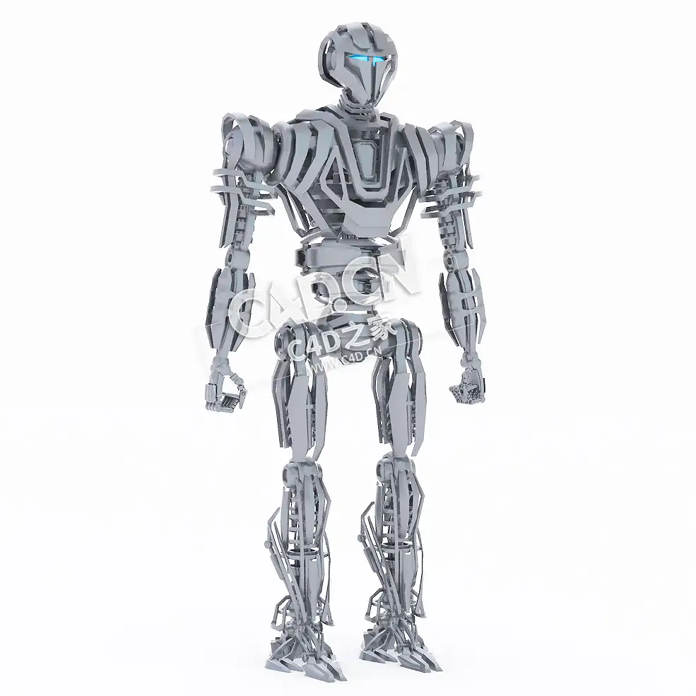 科幻金属机器人Robot ZEG4000