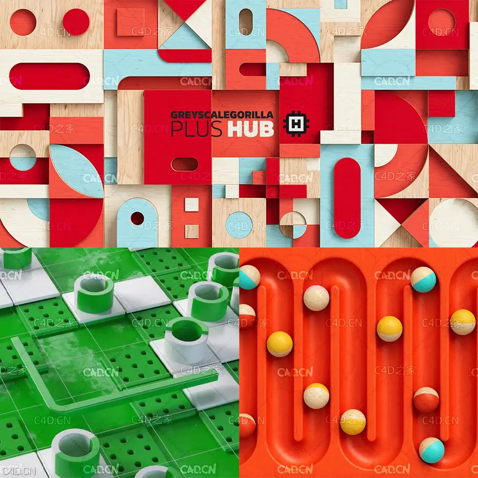 C4D灰猩猩GSG插件合集GreyscaleGorilla HUB plugins for C4D S22-R25 Win/Mac