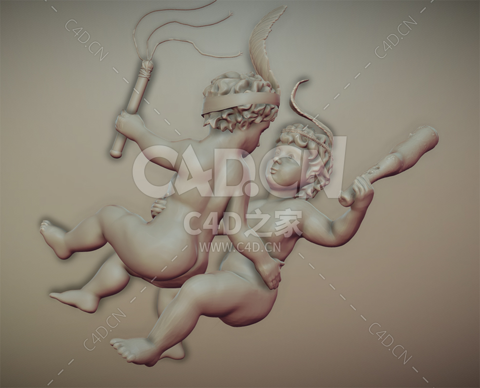 C4D双子座浮雕模型下载 - C4D之家 - 89.jpg