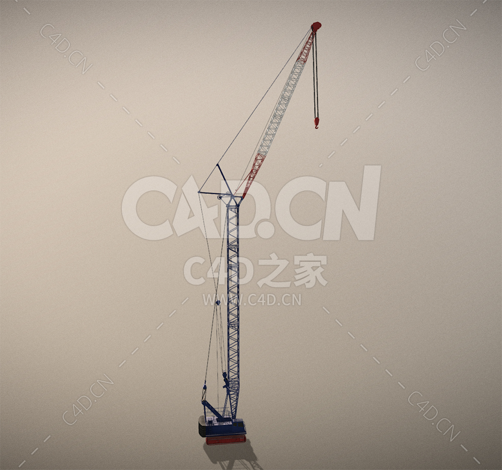 C4D工业起重机工程模型下载 - C4D之家 - 78.jpg
