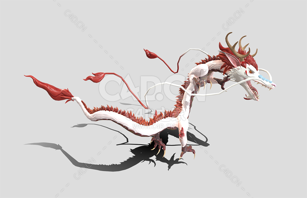 C4D东方神话巨龙模型下载 - C4D之家 - 53.jpg