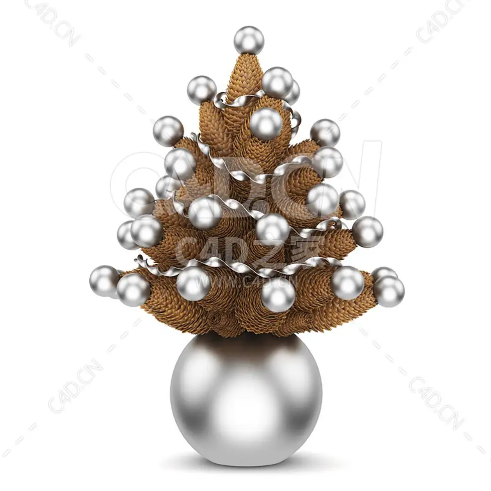 松果拼装的圣诞树 CONE CHRISTMAS TRRR - C4D之家 - cgaxis_models_39_13.jpg