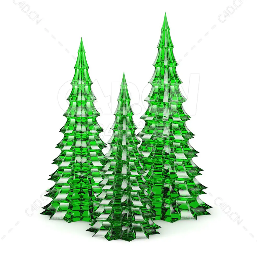餐桌圣诞树装饰品 CHRISTMAS TABLE DECORATION 2 - C4D之家 - cgaxis_models_39_18.jpg