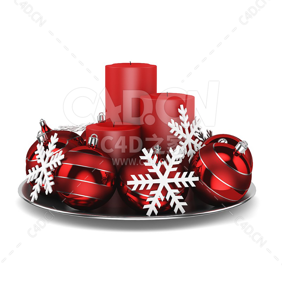 圣诞餐桌装饰雪花蜡烛彩灯 CHRISTMAS TABLE DECORATION 6