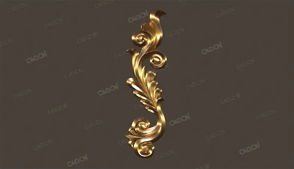 欧式雕花复古装饰点缀C4D模型-42Artstation– Noya Decorative Ornamental Kit 3d Mod