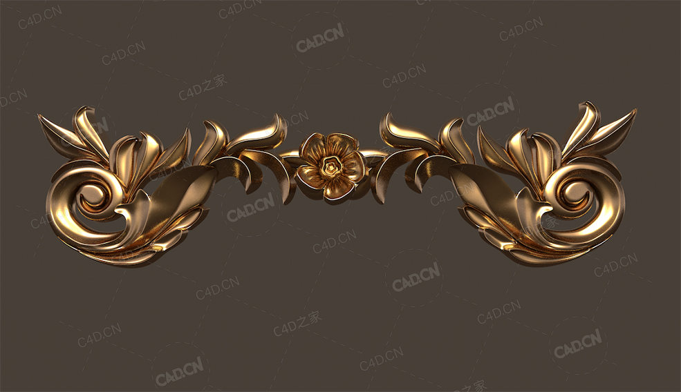 欧式雕花复古装饰点缀C4D模型-43Artstation– Noya Decorative Ornamental Kit 3d Mod