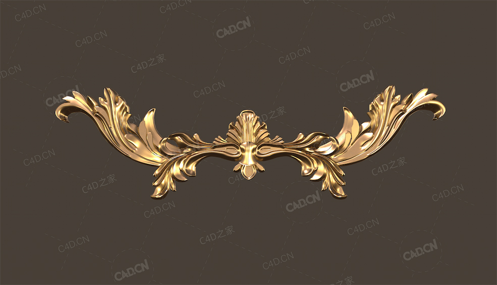 欧式雕花复古装饰点缀C4D模型-54Artstation– Noya Decorative Ornamental Kit 3d Mod