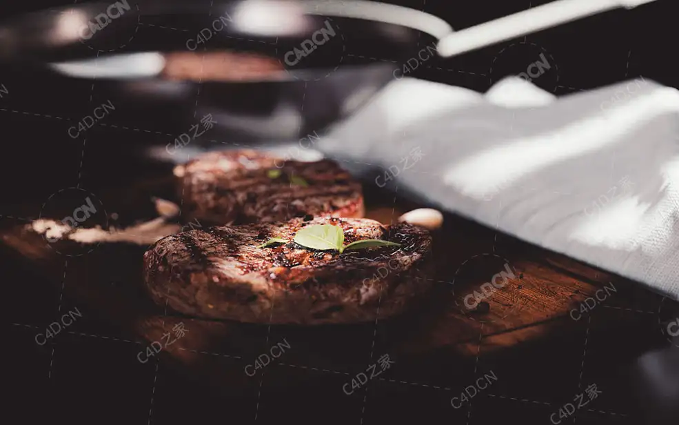 煎牛排熟牛扒C4D OC模型steak - C4D之家 - 10002.jpg