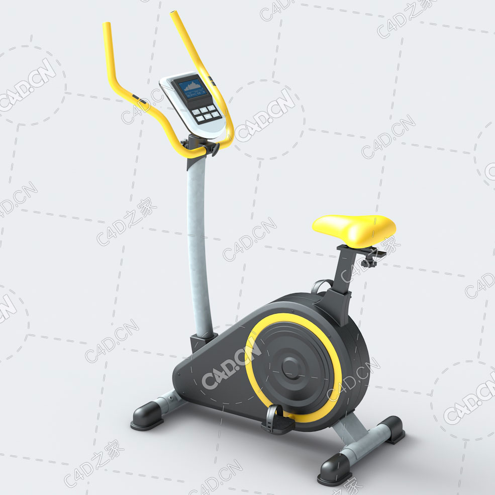 家用减肥健身车室内脚踏车运动自行车动感单车spinning bike - C4D之家 - models_57_01.jpg