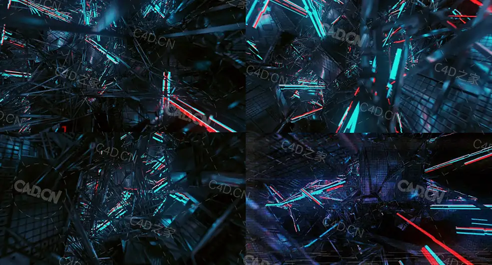 穿梭在复杂的科技网络网线空间tech.fux-c4d - C4D之家 - 132.jpg