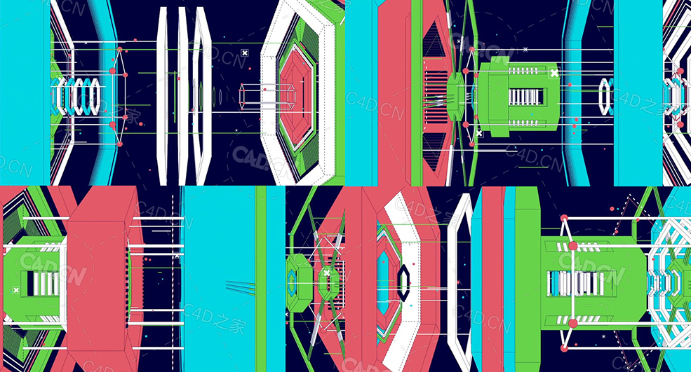 素描卡通六边形通道横向移动元素动画tubecam (two) - C4D之家 - 139.jpg