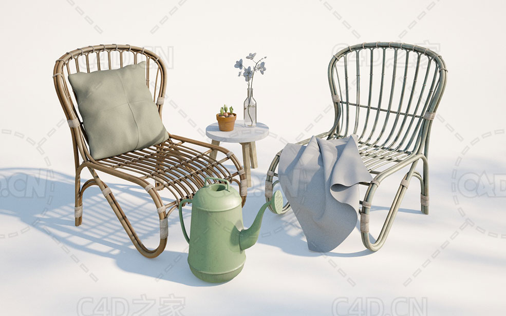 C4D藤编休息椅花洒插花圆桌模型 - C4D之家 - Am220_18.jpg