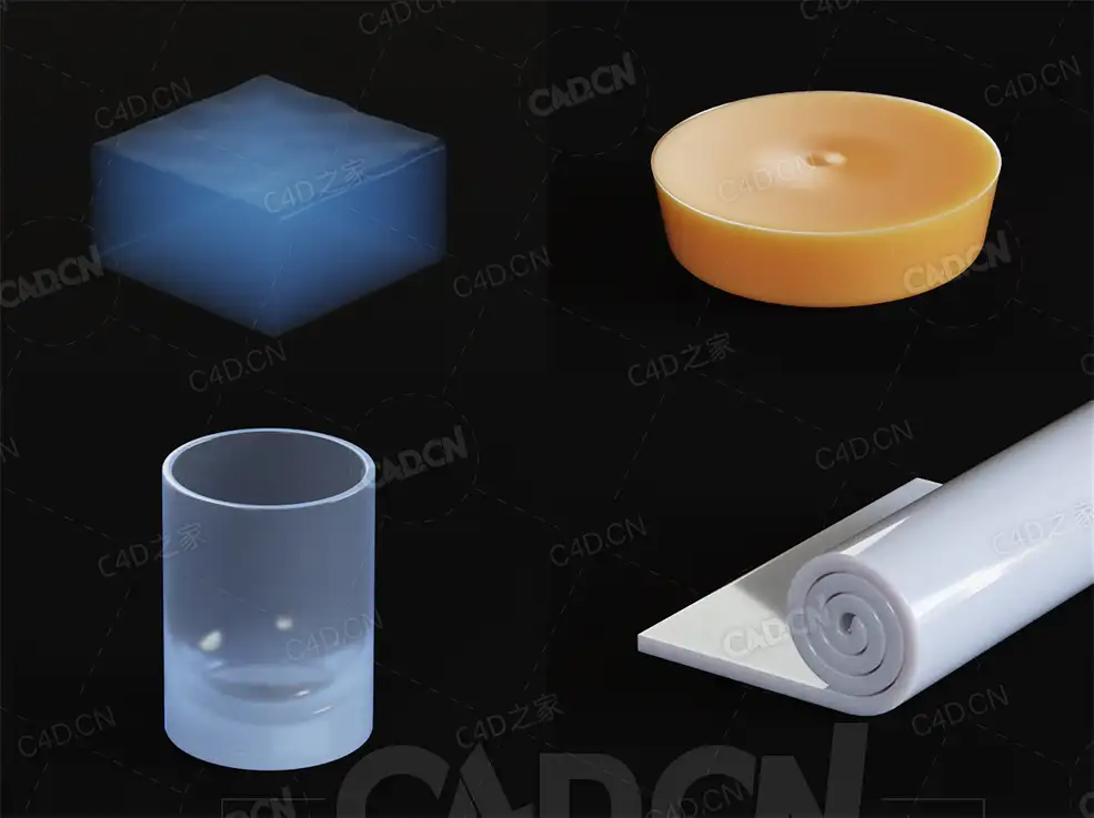 C4D蜂蜡环氧树脂硅橡胶硅气凝胶Silica Aerogel-Beeswax-Epoxy Resin-Silicone Rubber - C4D之家 - 06.jpg