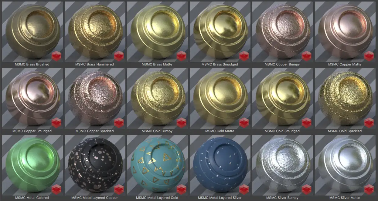276个RS红移Redshift渲染器材质球预设GSG MSMC Redshift v1.1 - C4D之家 - cinema4d_ 2022-02-18 18.05.58.png