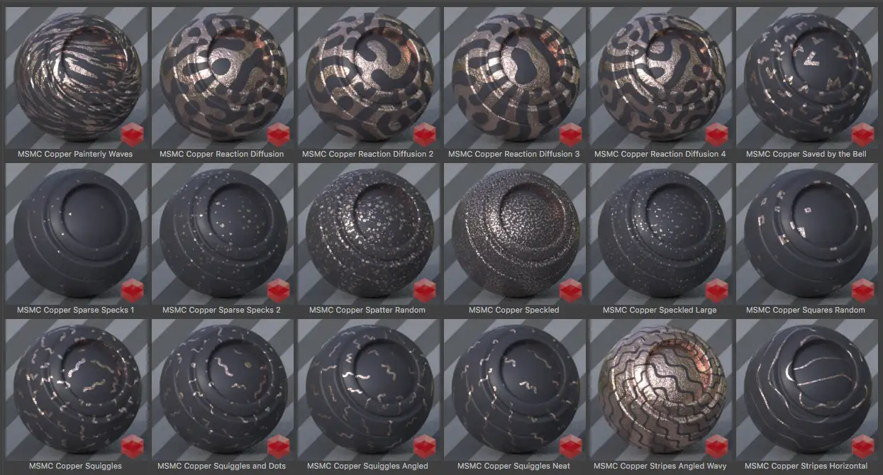 276个RS红移Redshift渲染器材质球预设GSG MSMC Redshift v1.1 - C4D之家 - cinema4d_ 2022-02-18 18.06.14.png