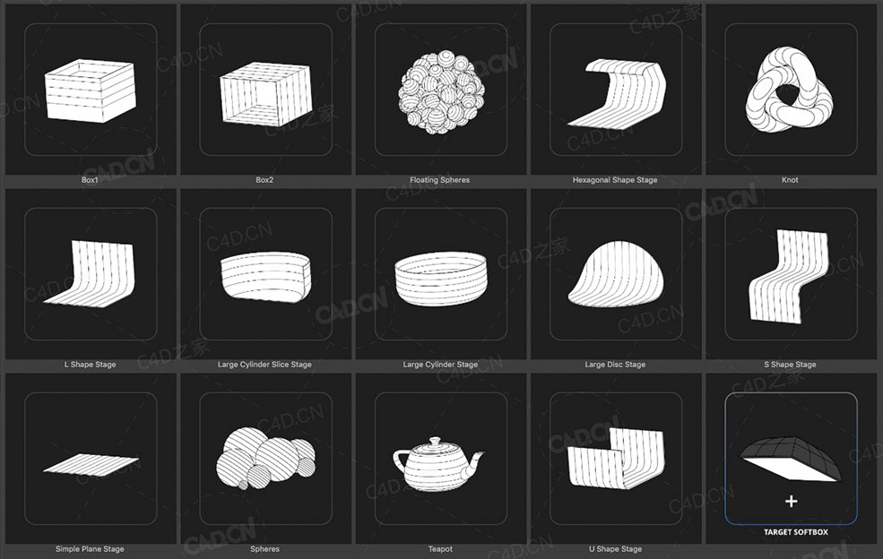C4D Vray摄影棚灯光环境预设 V-Ray Studio Tools Pro 1.5 For Cinema 4D R16-R25 Win