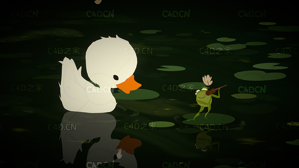 C4D小鸭子和青蛙动漫模型 - C4D之家 - 11.jpg