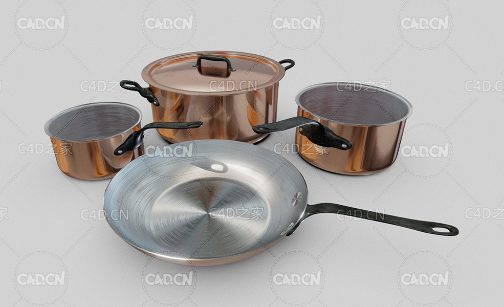 C4D不锈钢厨具炒锅平底锅蒸锅模型 - C4D之家 - 30.jpg
