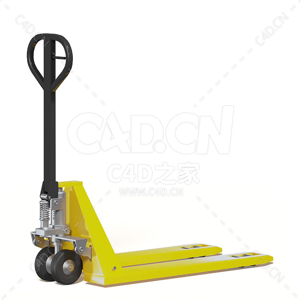 C4D商场超市托盘车模型下载pallet truck - C4D之家 - 27.jpg