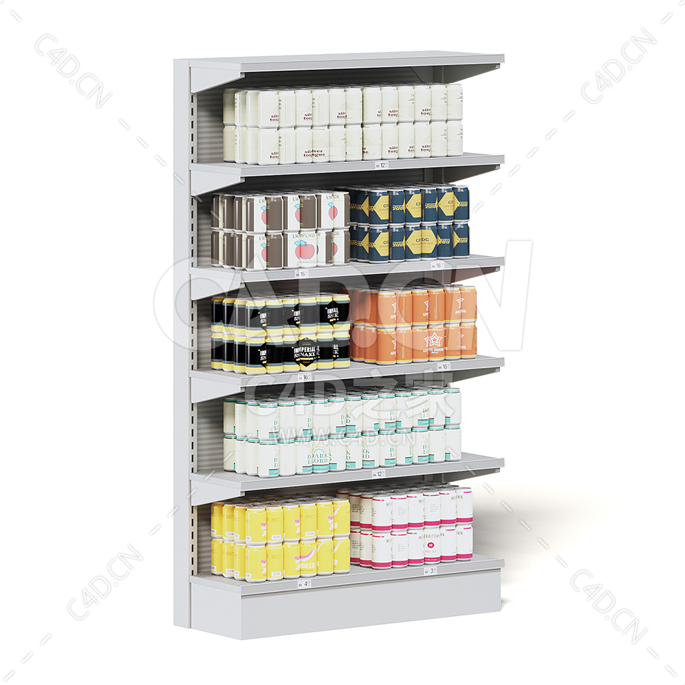C4D商场超市罐装啤酒货架模型下载market shelf canned beer - C4D之家 - 31.jpg
