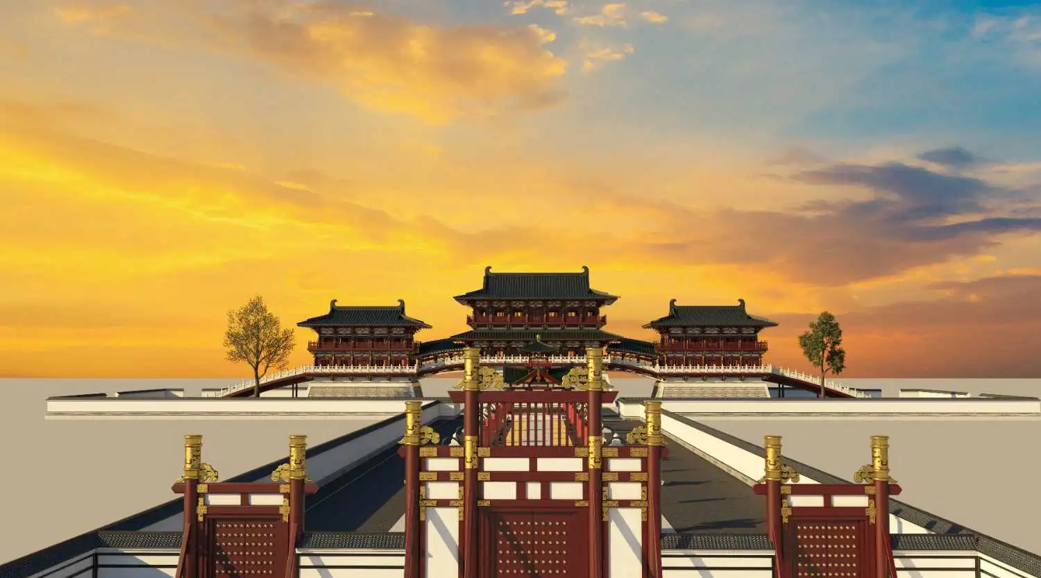 九洲池景点 (局部) 三维建模（Cinema 4D＋VRay） - C4D之家 - 九洲池景点04.jpg