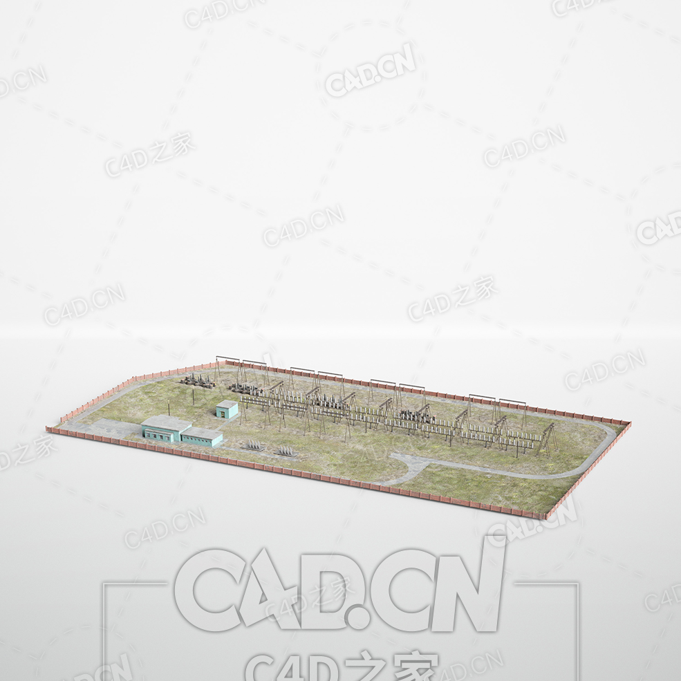 电厂园区电力设备场景C4D模型下载 - C4D之家 - AM227_035.jpg