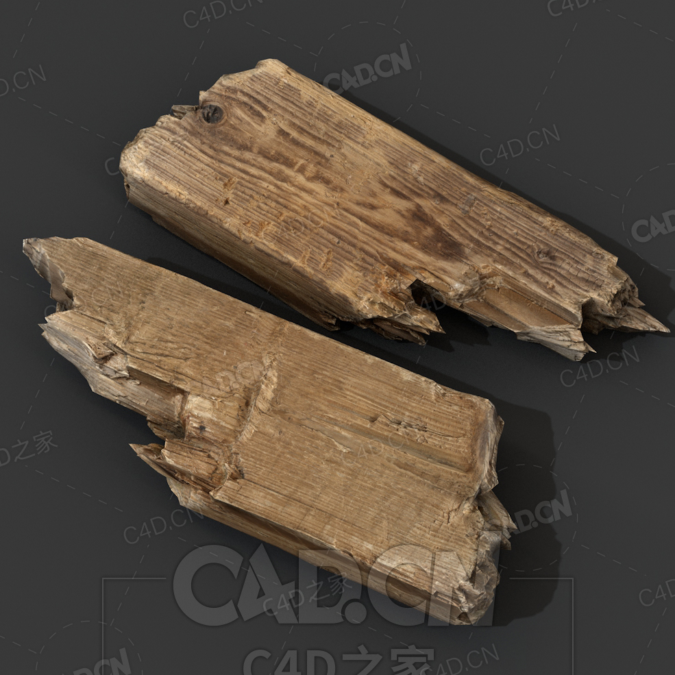 C4D木板断裂碎块模型下载 woodTimber_2 - C4D之家 - 20.jpg