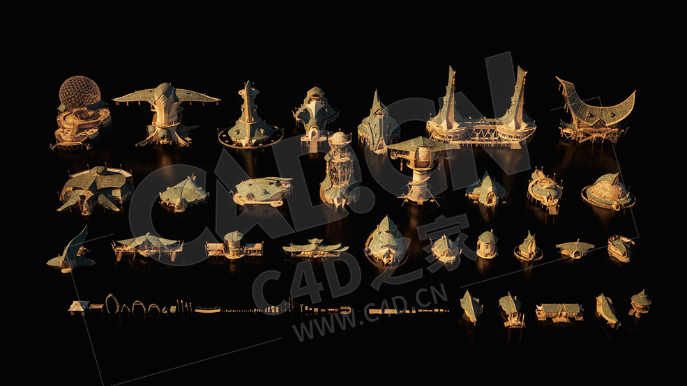 93个梦幻和平王国双人地基欧式建筑C4D模型合集 Kitbash3d – Gaea - C4D之家 - GAEA_WEB_SET_GALLERY_2_1780x.jpg