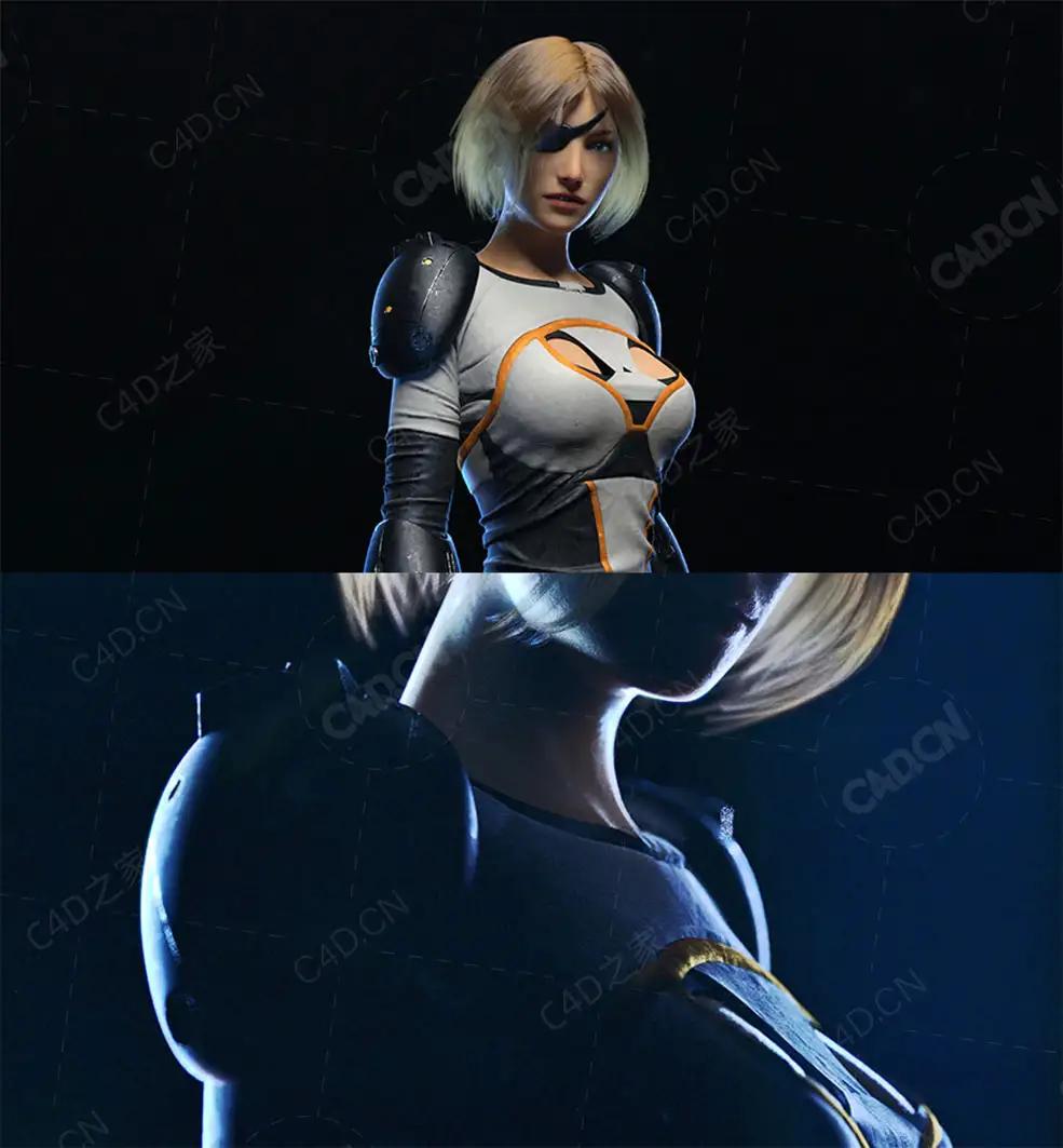 28小时电影人物角色完整教程Character in Cinema 4D, Marvelous, Quixel and Arnold