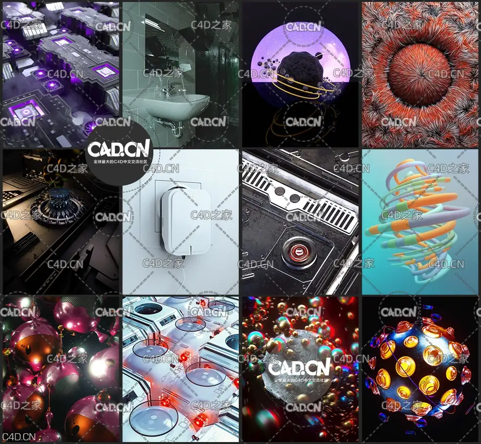 803套C4D工程文件合集 CINEMA 4D Project