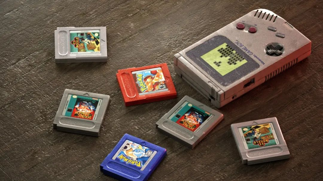 OCtane高手之路-GAME BOY便捷式游戏机怀旧风格产品表现 - C4D之家 - 图片19.png