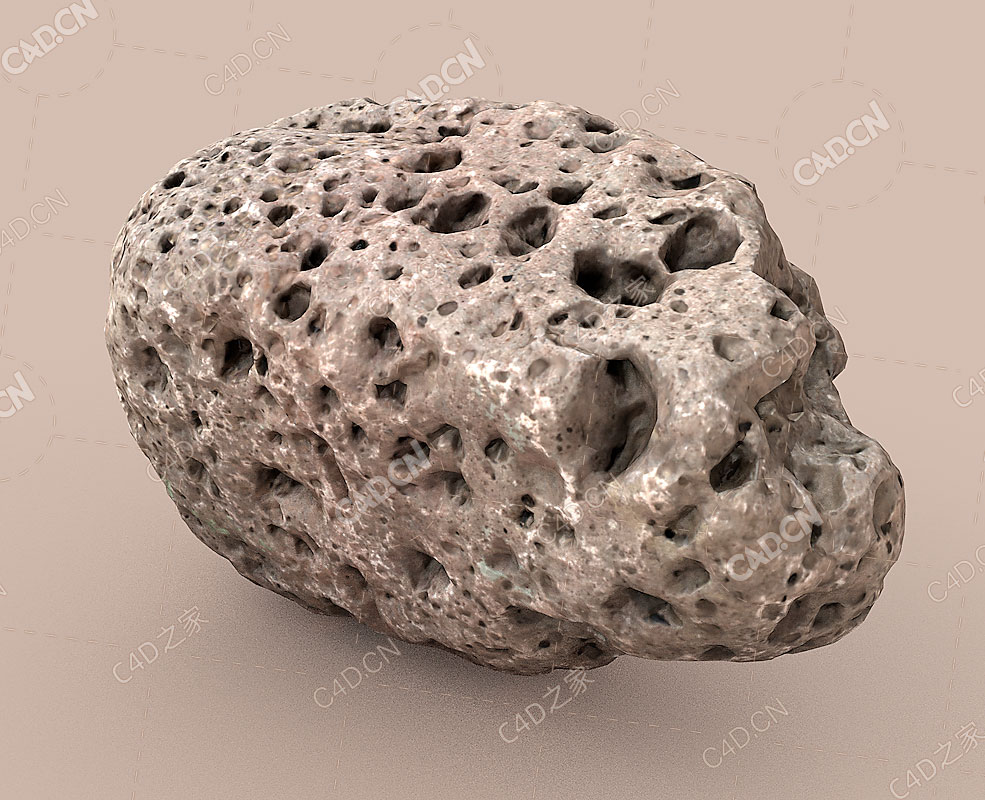 满身小孔的石头熔岩石C4D模型Lava Rock - C4D之家 - Lava_Rock_1_Mid_Res_V1.jpg