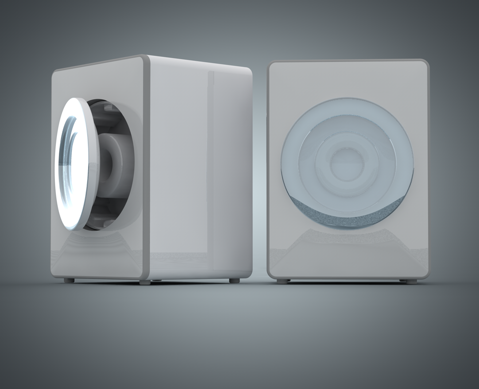 卡通洗衣机C4D模型 - C4D之家 - machine a lave2.png